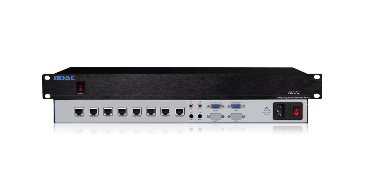 8路VGA雙絞線延長(zhǎng)器